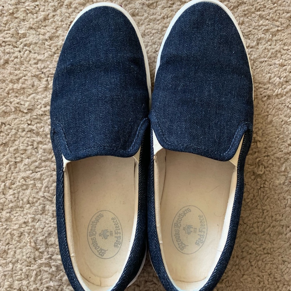 Denim Brooks Brothers Slip-ons